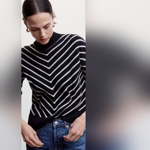 MANGO Chevron sweater - Picture 2 of 3